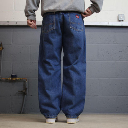 Dickies work jeans loose denim blue Regular fit skate style work pants