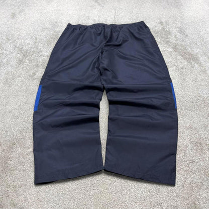 00s baggy Starter tracksuit bottoms navy 2XL y2k style joggers embroidered track pants trackies