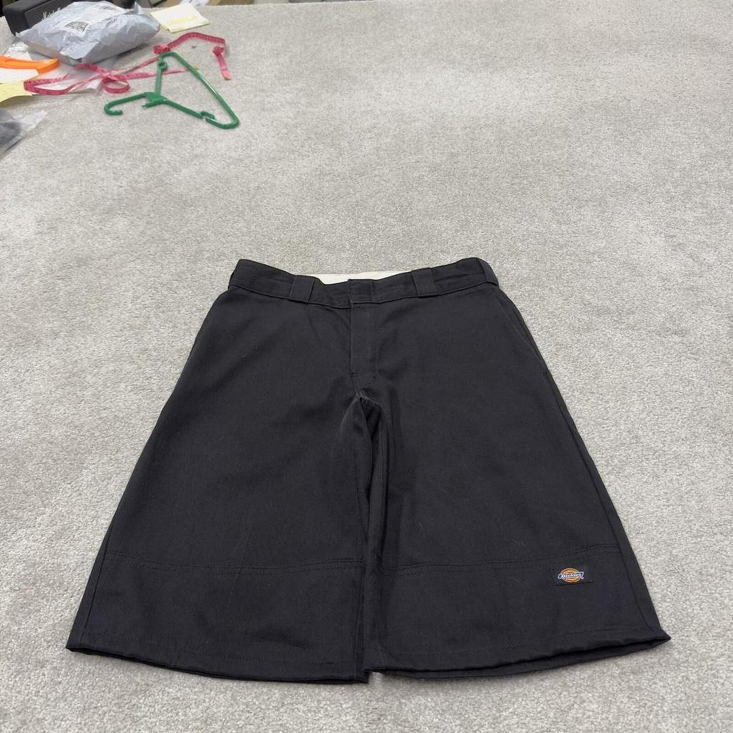 Dickies carpenter shorts black Twill chino skater style shorts loose leg