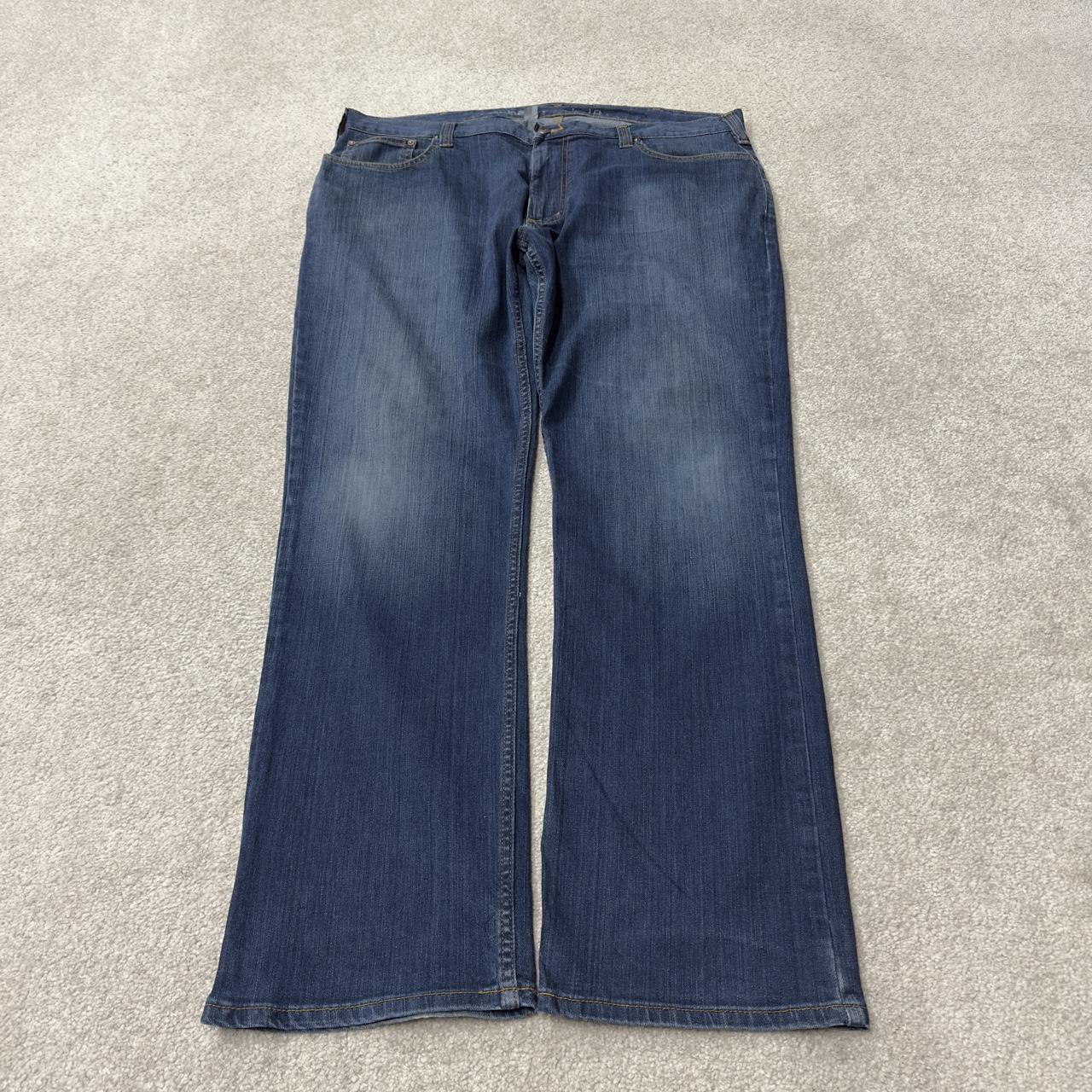 Y2K Carhartt straight leg jeans y2k W40L32 blue Relaxed fit 2000s style workwear jeans
