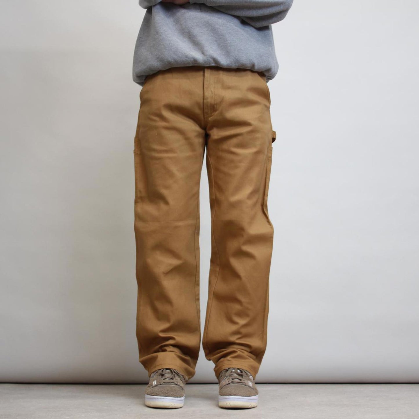 HMS carpenter jeans W34L32 tan loose skater style cargos