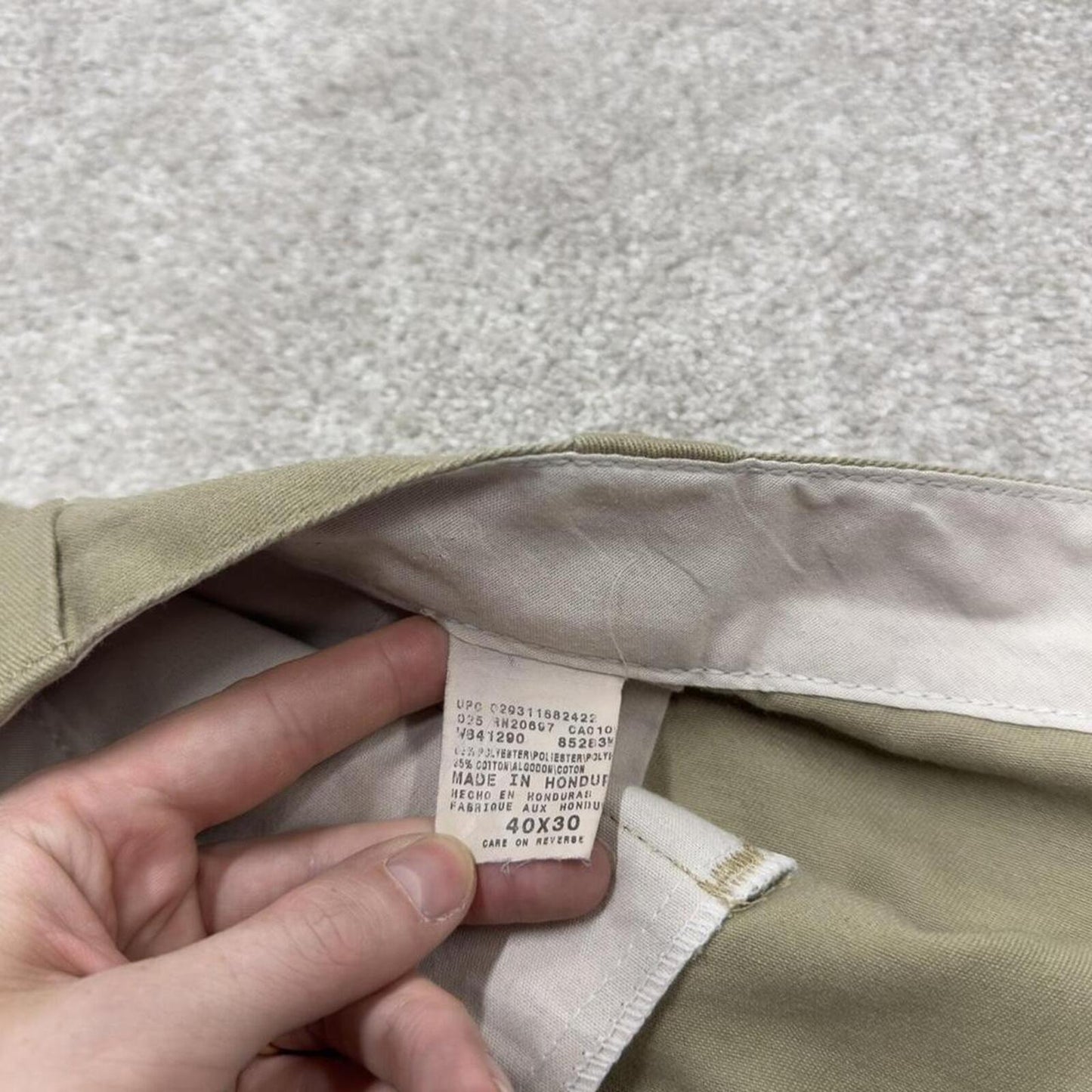 Dickies chino shorts carpenter khaki Chino style skater shorts loose leg festival