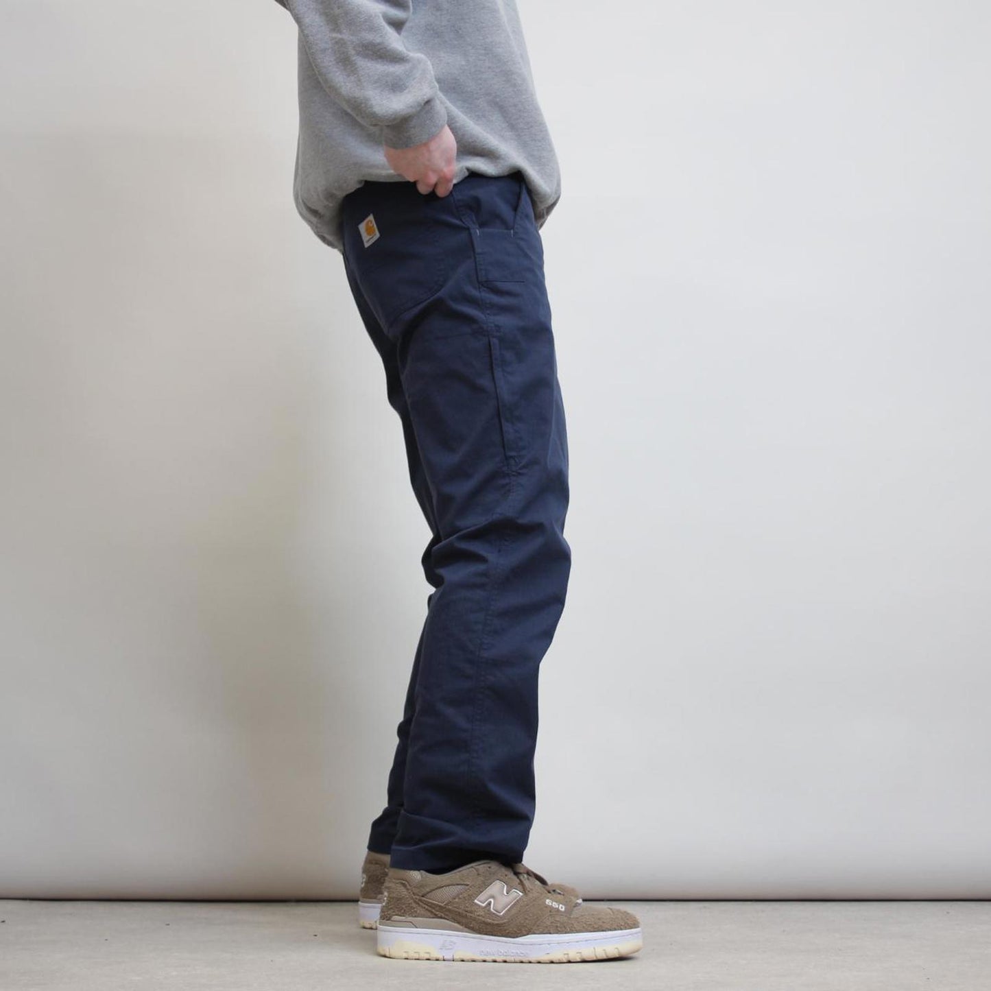 Carhartt trousers W30 L32 navy 90s style pants patch logo