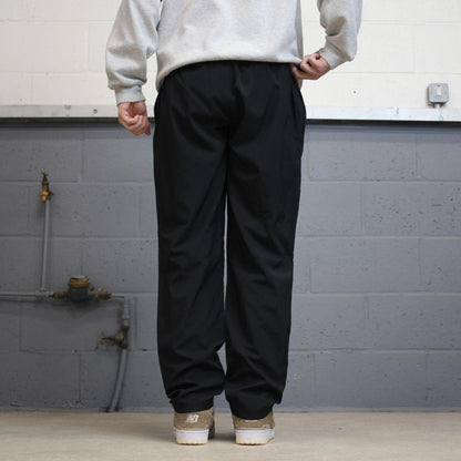 Black Nike trackies Large loose y2k floaty leg joggers embroidered Swoosh logo