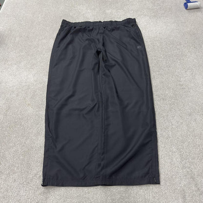 Starter baggy tracksuit bottoms black Y2K XXL Wide leg mesh lined drawstrings track pants