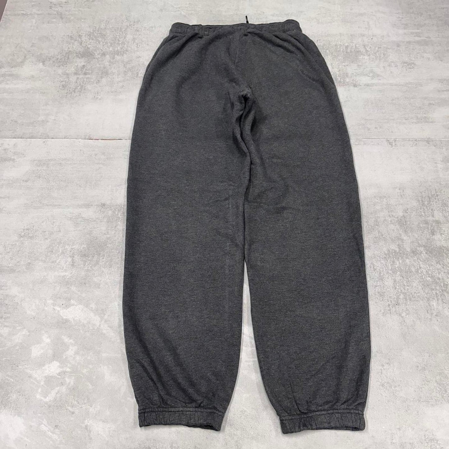 Y2k Nike tracksuit bottoms Medium men's grey joggers sweatpants loose track pants swoosh logo