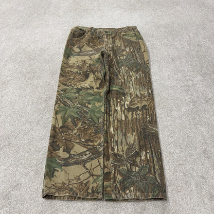 Cabela's Realtree camo pants Y2K khaki Straight camouflage pattern outdoors hunting utility trousers