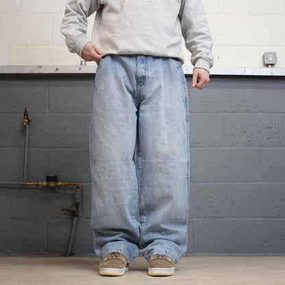 Y2K baggy Dodeca jeans wide leg blue Loose baggy fit Japanese style denim pants