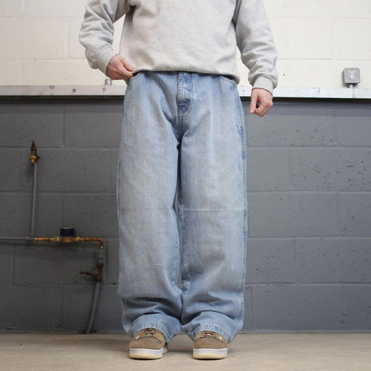 Y2K baggy Dodeca jeans wide leg blue Loose baggy fit Japanese style denim pants
