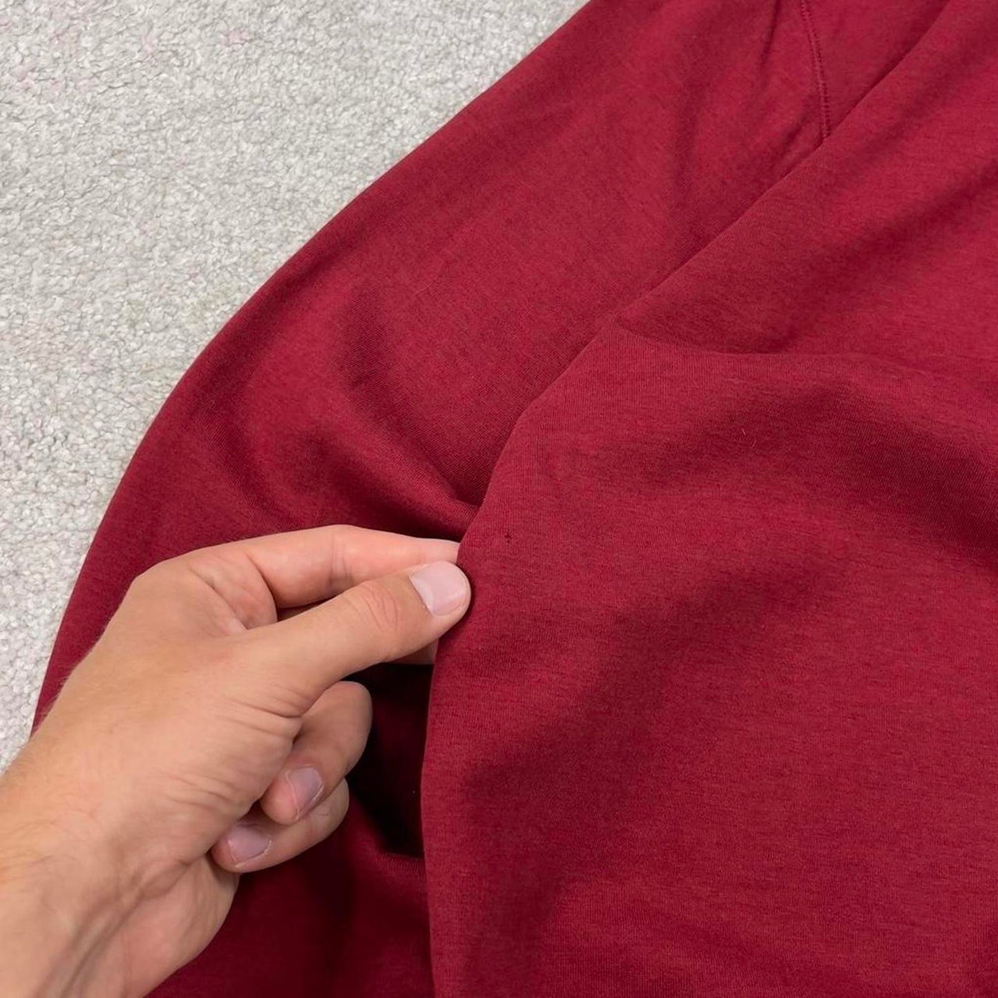 Red Ralph Lauren 1/4 Zip jumper M quarter zip up pull over embroidered preppy style casual Polo wear