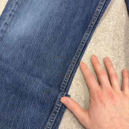 Vintage Y2K Levi’s 505 jeans blue Straight leg 00s style denim pants red tab logo