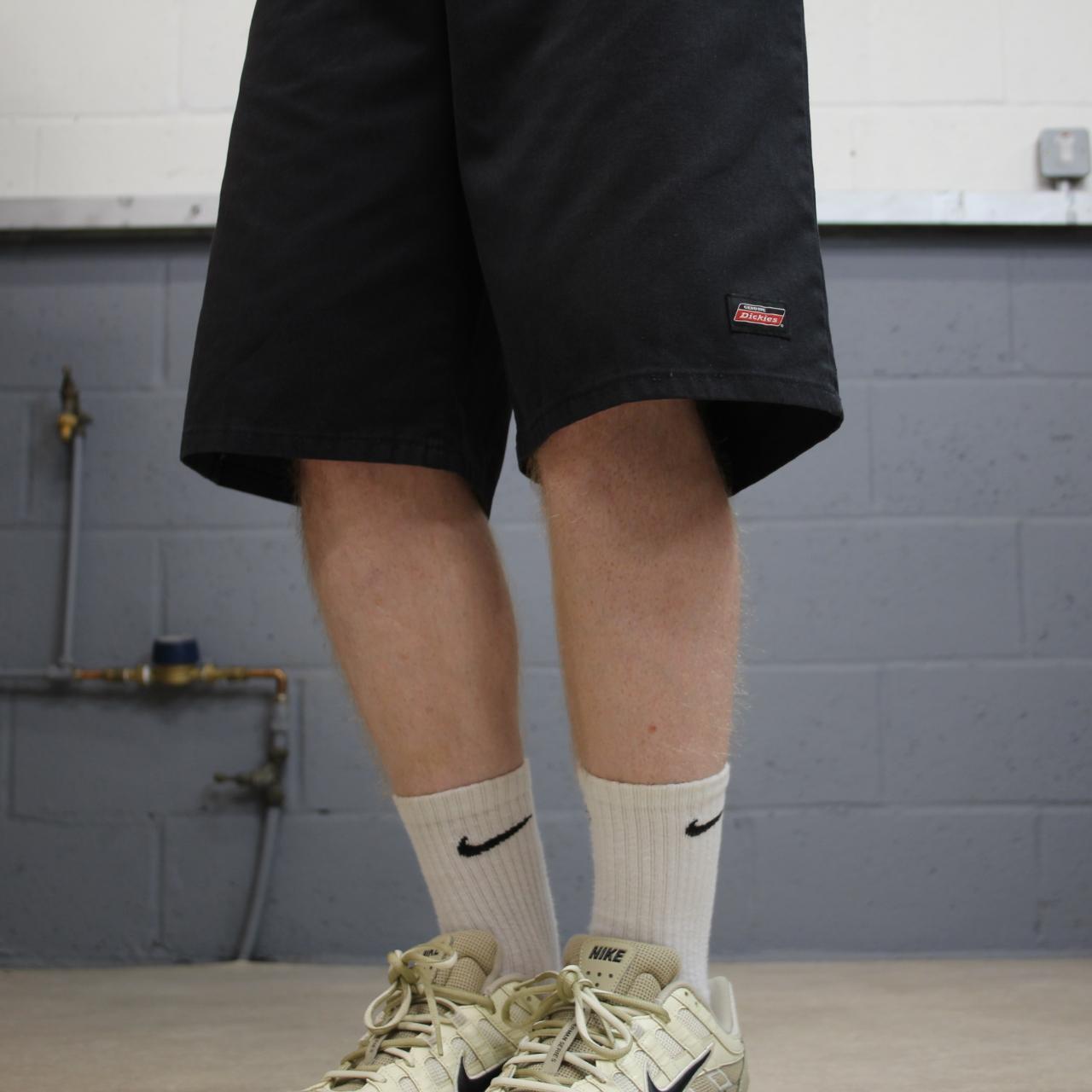 Dickies carpenter shorts long leg black Twill chino skater style shorts loose long leg