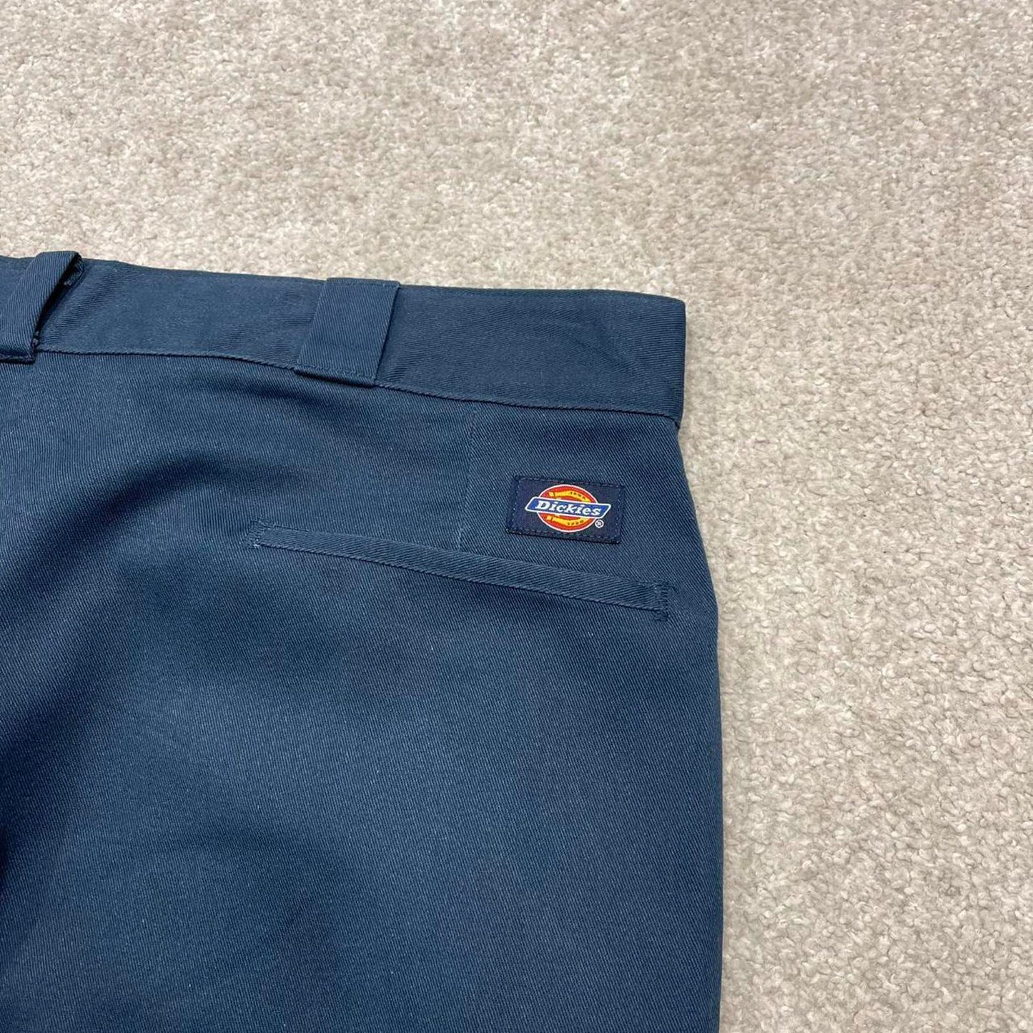 Vintage Dickies work pants navy blue Loose fit chino style skate trousers
