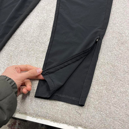 Y2K Champion tracksuit bottoms charcoal black Lightweight unlined drawstring track pants