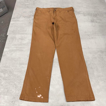 Tan Duluth trading carpenter jeans W36L32 slim fit cargo skater style pants
