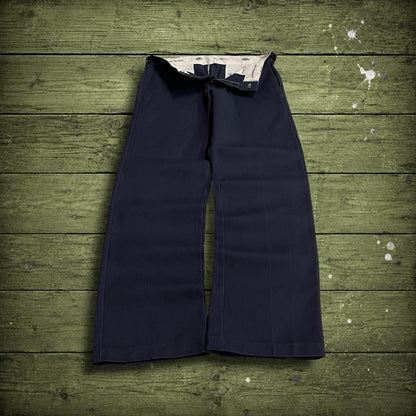 Dickies chino pants slim straight navy W32L31 Y2K chino skater style work trousers