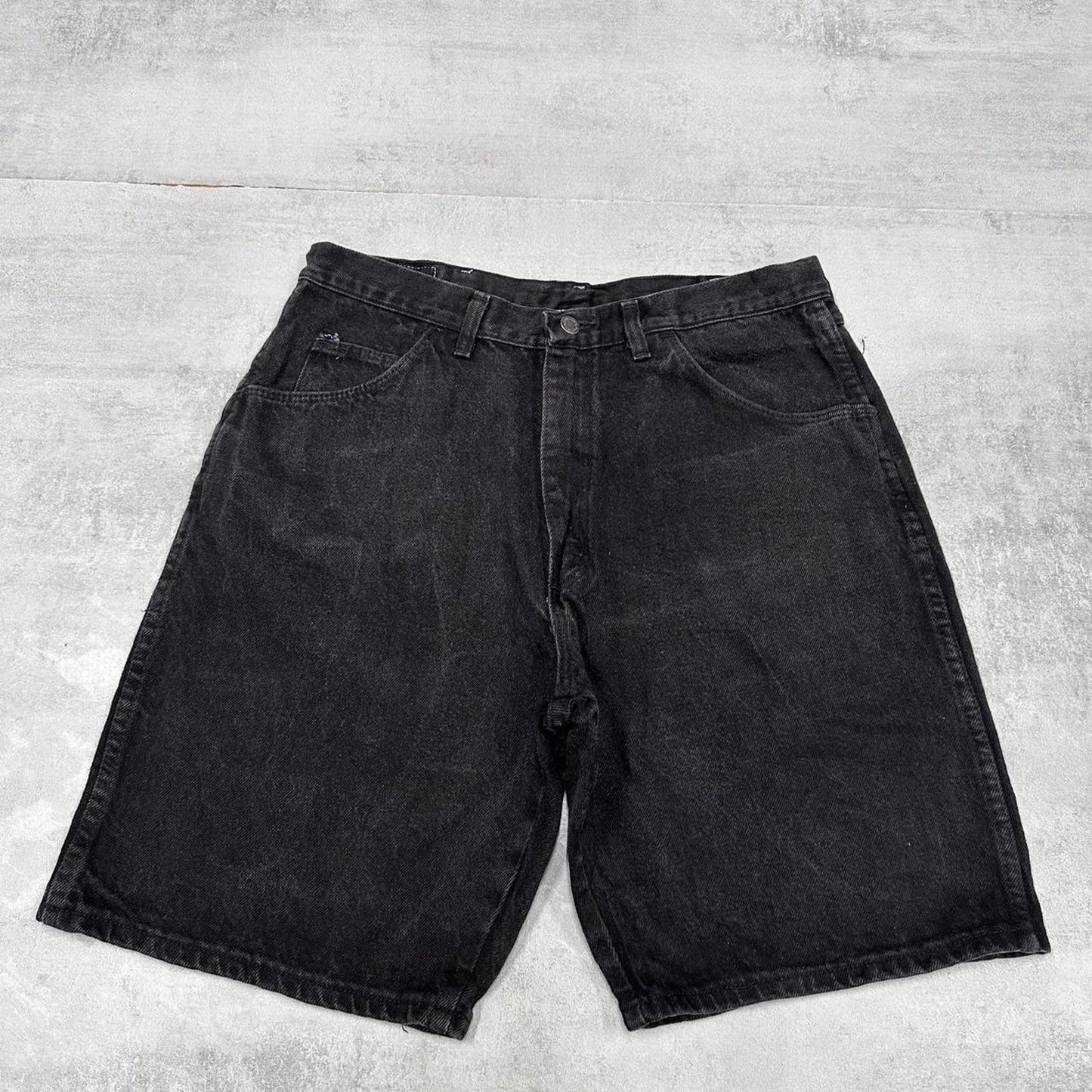 Mens Baggy Wrangler jorts W34 loose denim skater style shorts