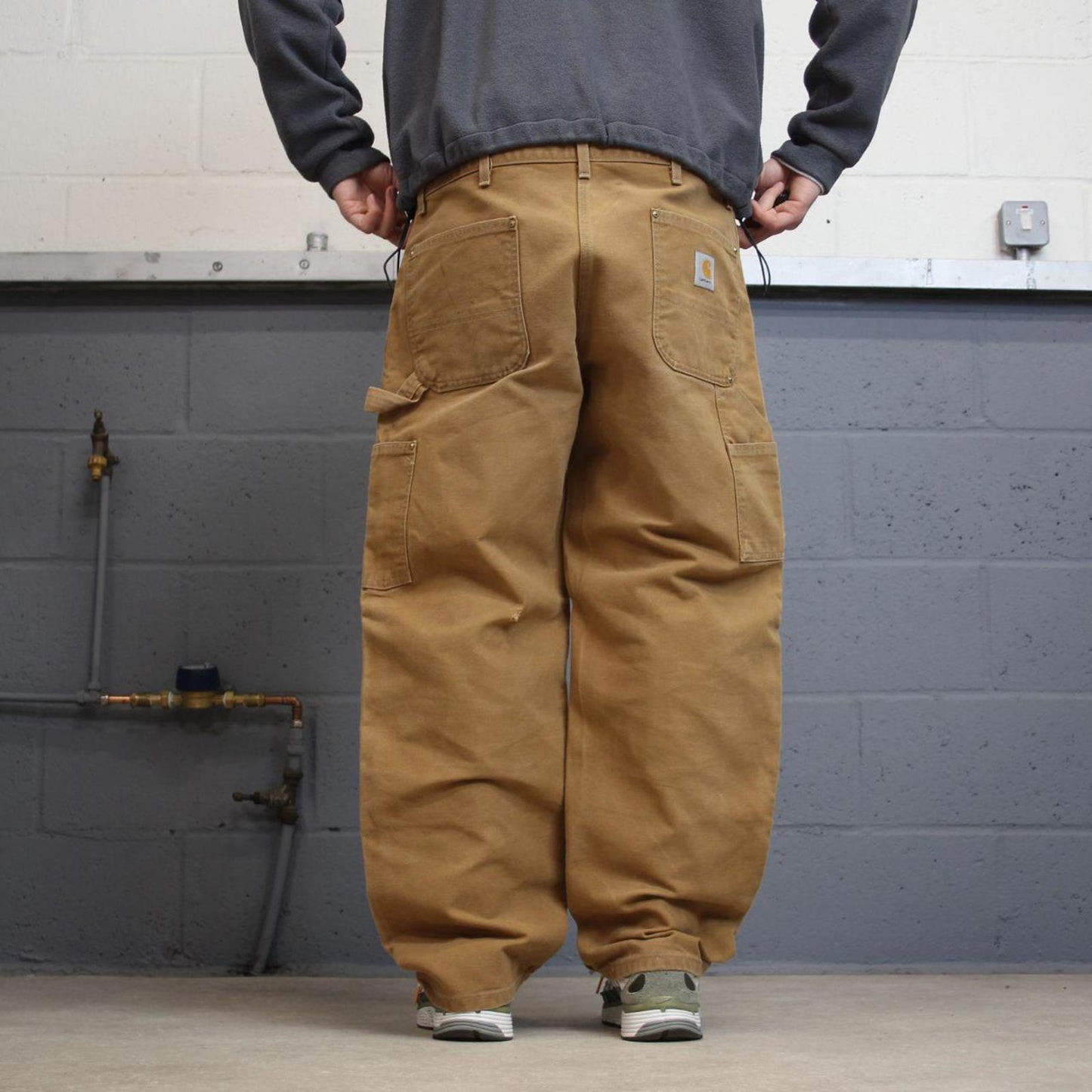 Carhartt double knee carpenter pants W38L30 baggy tan 90s style canvas skater cargos