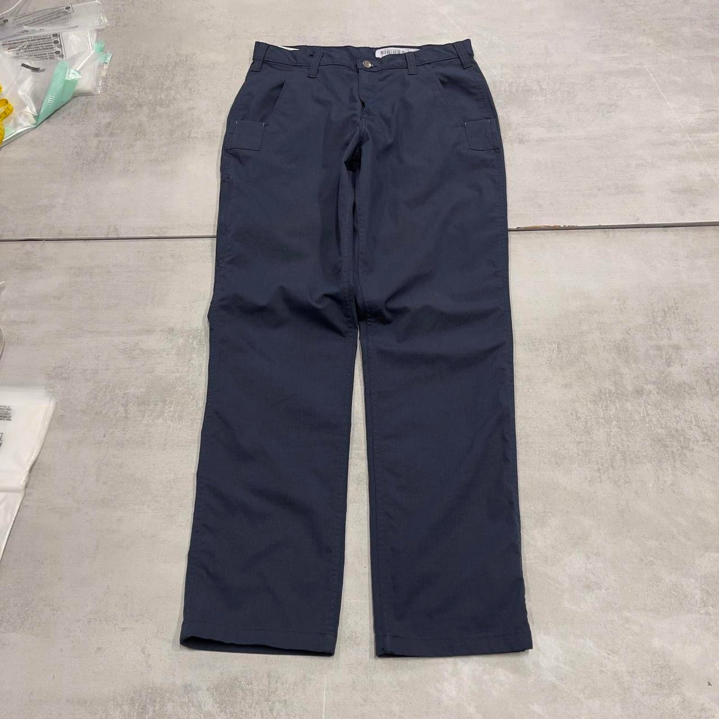 Carhartt trousers W30 L32 navy 90s style pants patch logo