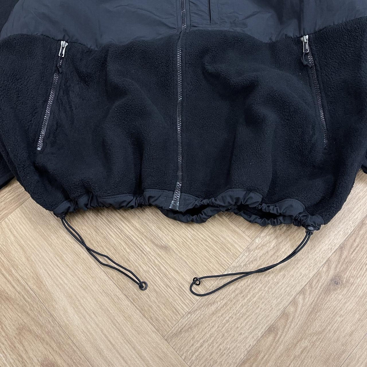 Y2K North Face Denali fleece Mens TNF full zip double black paneled autumn technical Polartec fleece