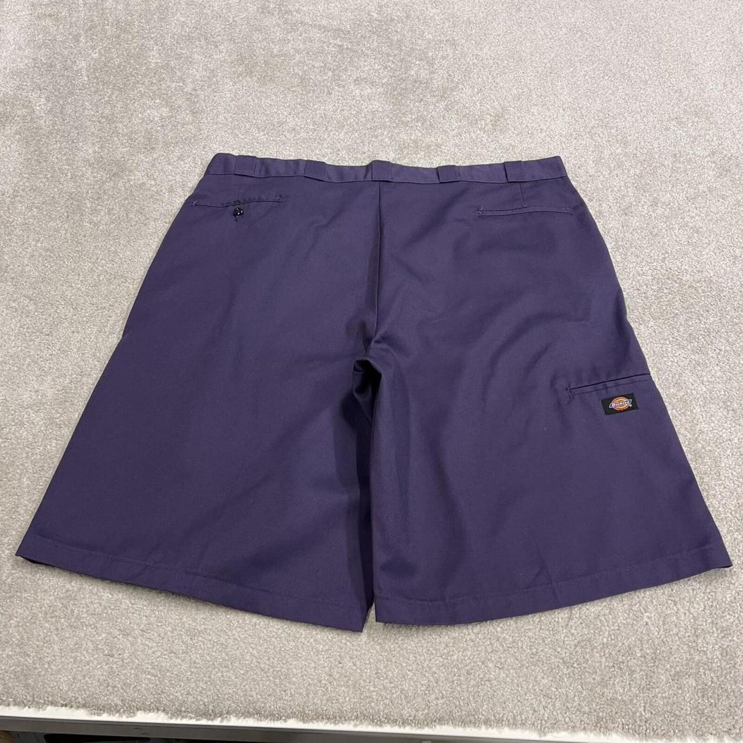 Dickies extra baggy chino shorts carpenter purple Skater / surf style shorts long wide leg festival