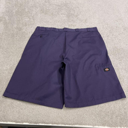 Dickies extra baggy chino shorts carpenter purple Skater / surf style shorts long wide leg festival