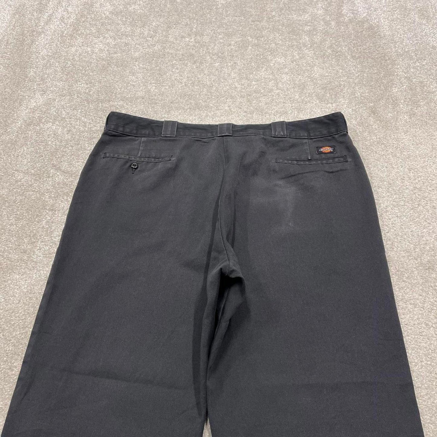 Y2K Dickies 874 work pants faded black Loose original fit chino style skate trousers