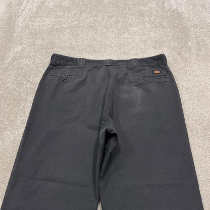 Y2K Dickies 874 work pants faded black Loose original fit chino style skate trousers