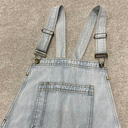 00s BDG denim dungarees overalls W31L32 blue mens denim y2k style bib & brace workwear