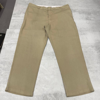 Khaki beige baggy Dickies 874 pants W42L30