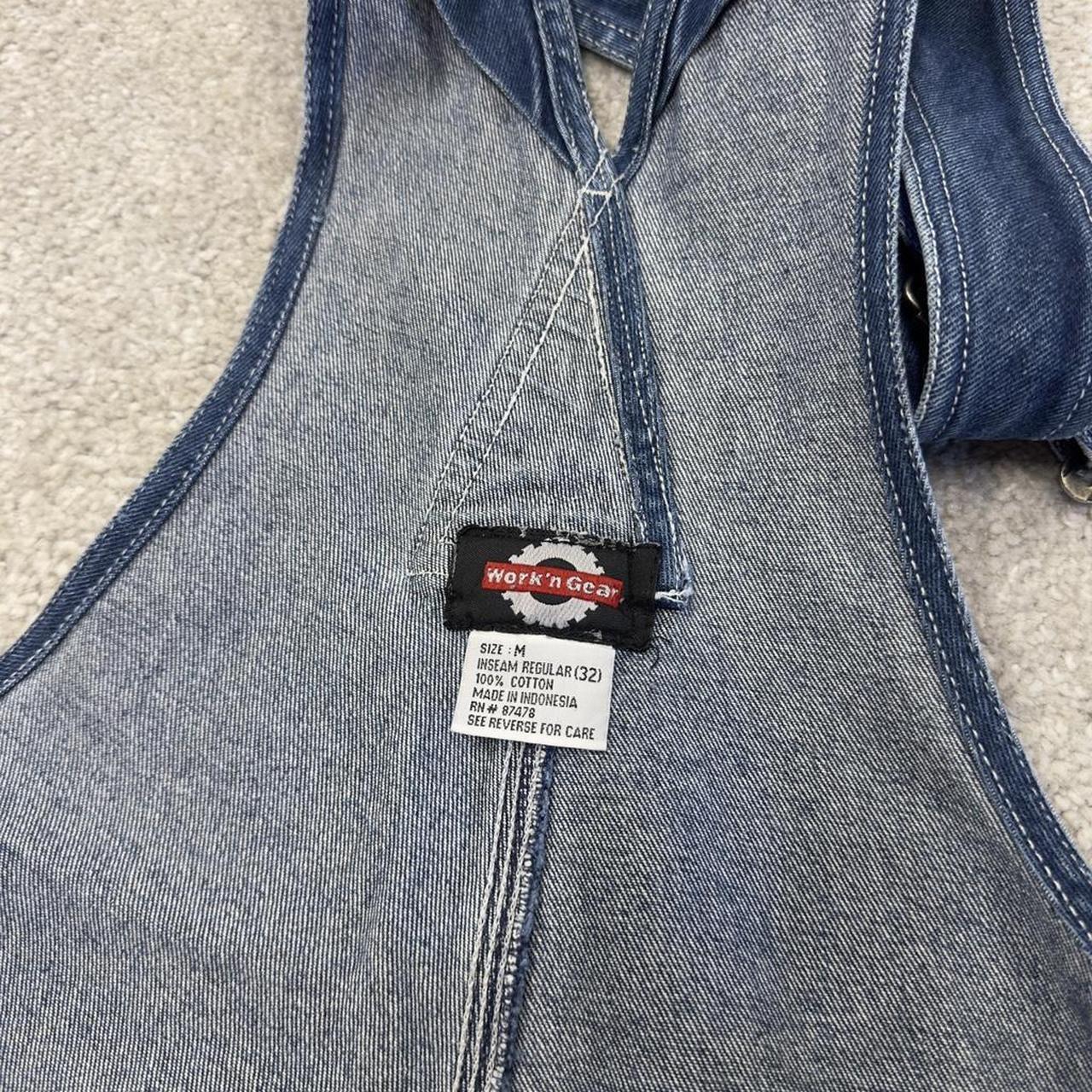 Vintage dungarees denim overalls blue Work’n Gear workwear bib & brace utility