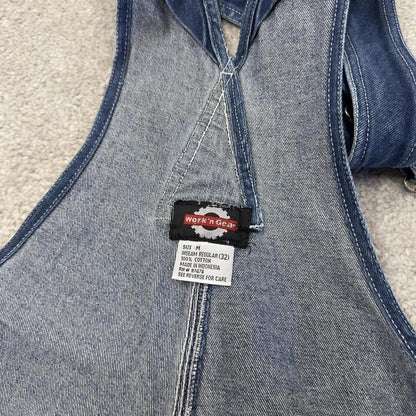 Vintage dungarees denim overalls blue Work’n Gear workwear bib & brace utility