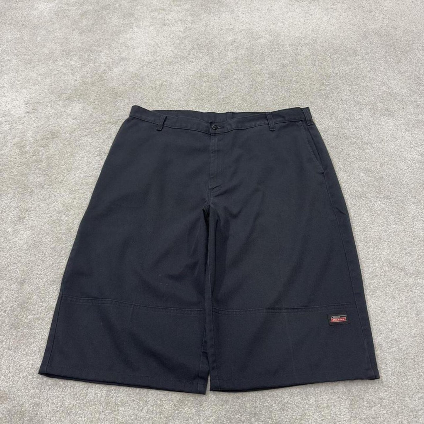 Dickies carpenter shorts chino black Chino style skater shorts long loose leg festival