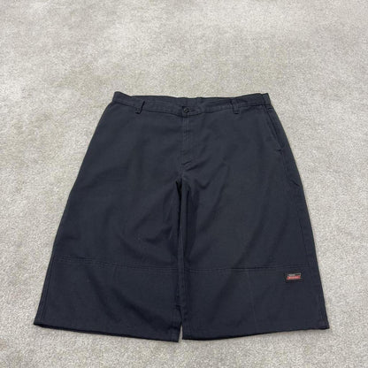 Dickies carpenter shorts chino black Chino style skater shorts long loose leg festival