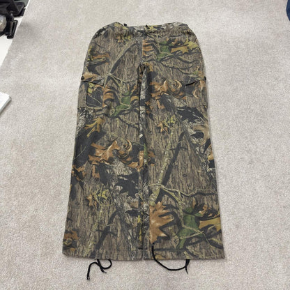 Baggy Mossy Oak realtree camo cargo pants Y2K L khaki Field Staff camouflage utility  hunting