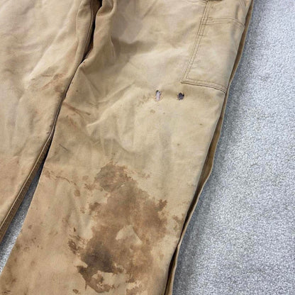 Vintage Carhartt boilersuit S/ M thick quilt lined coveralls heavy duty workwear