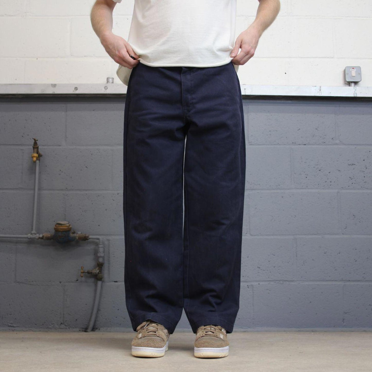 Dickies 874 Pants W36L29 Navy twill chino 90s style skater pants