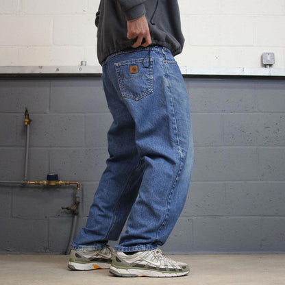 Vintage Carhartt Jeans loose W40L28 blue denim relaxed 90s style skater jeans