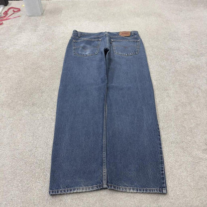 Levi’s 505 y2k straight leg jeans blue Regular fit denim pants red tab logo