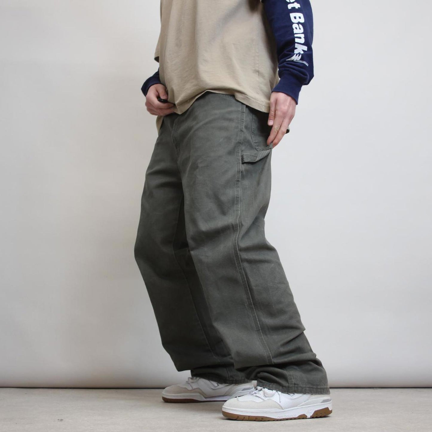 Baggy green Dickies carpenter jeans W38 L32