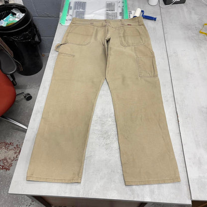 Wrangler carpenter trousers W40L34 loose canvas 90s workwear skate style cargo pants