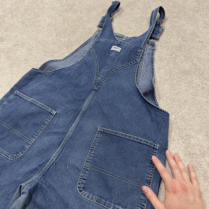 Liberty dungarees denim overalls y2k blue Vintage workwear bib & brace utility