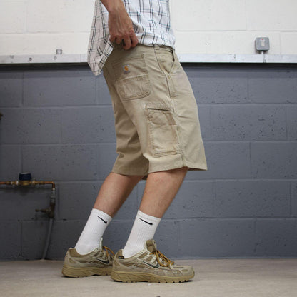 Carhartt carpenter shorts cargo khaki Relaxed fit skater style summer work shorts