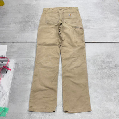 Carhartt carpenter pants W33 L36 beige relaxed skater style cargos