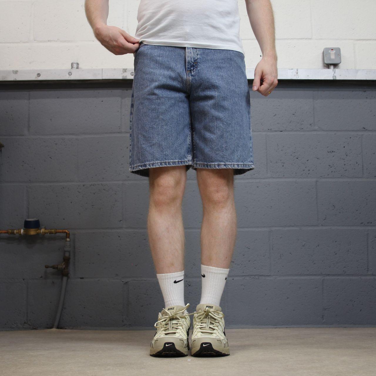 Lee denim Y2K shorts blue 5 pocket skater style surf jorts