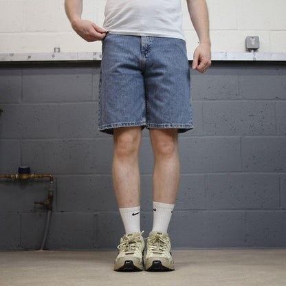 Lee denim Y2K shorts blue 5 pocket skater style surf jorts