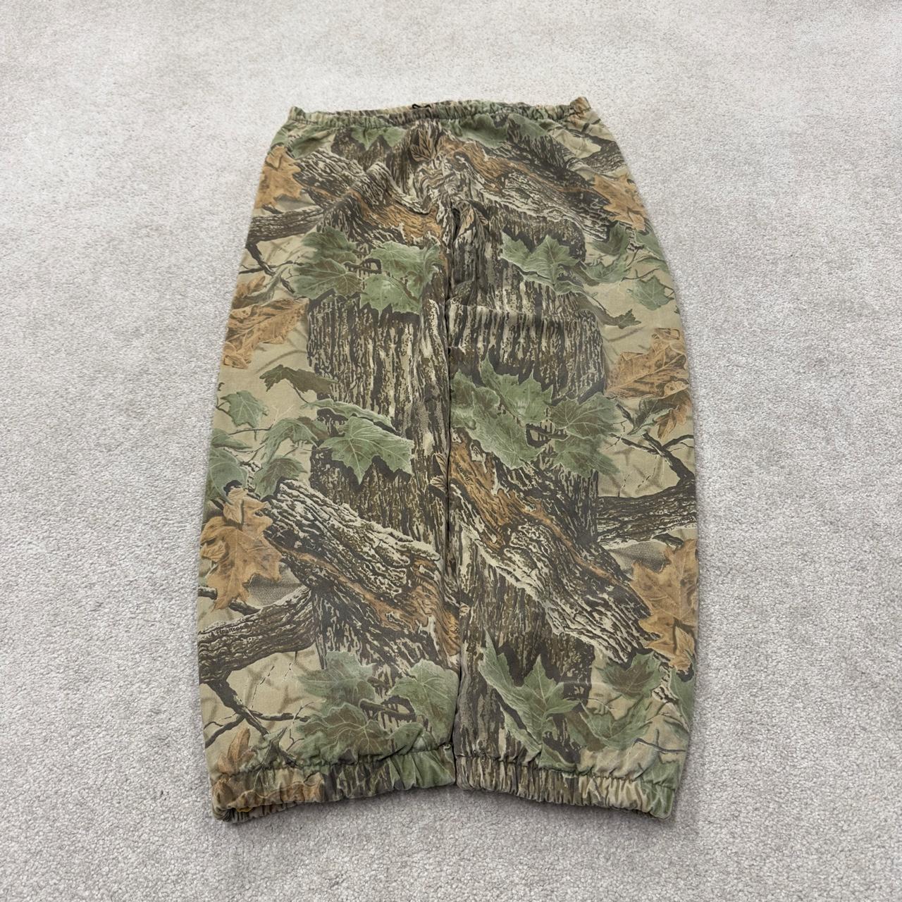 Baggy camo realtree jogger trousers hunting style Y2K khaki camouflage pattern outdoors trousers