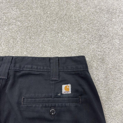 Carhartt y2k chino style trousers black Loose straight leg skater 2000s style workwear pants