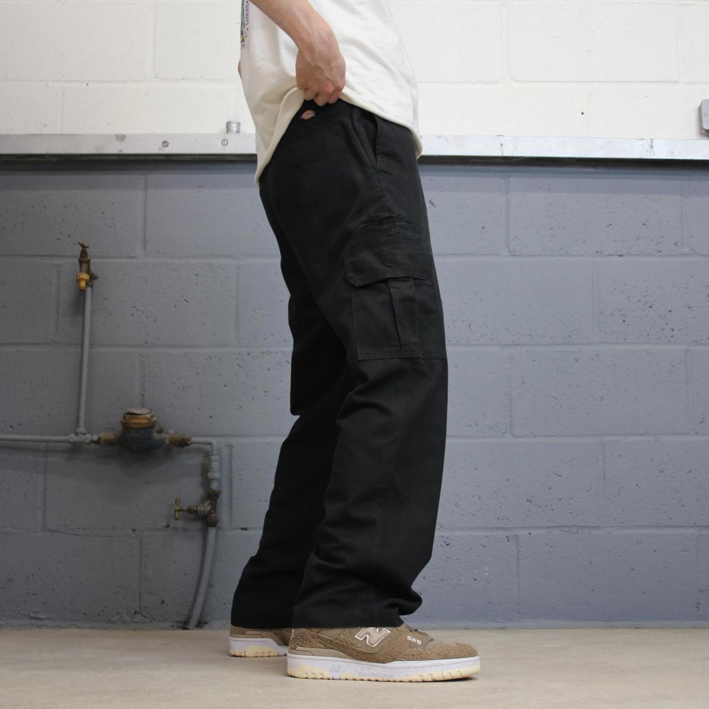 Black Dickies cargo trousers W34L30