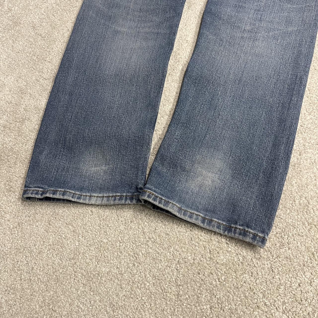 Levi's 505 straight fit jeans y2k blue Regular straight leg denim pants red tab logo